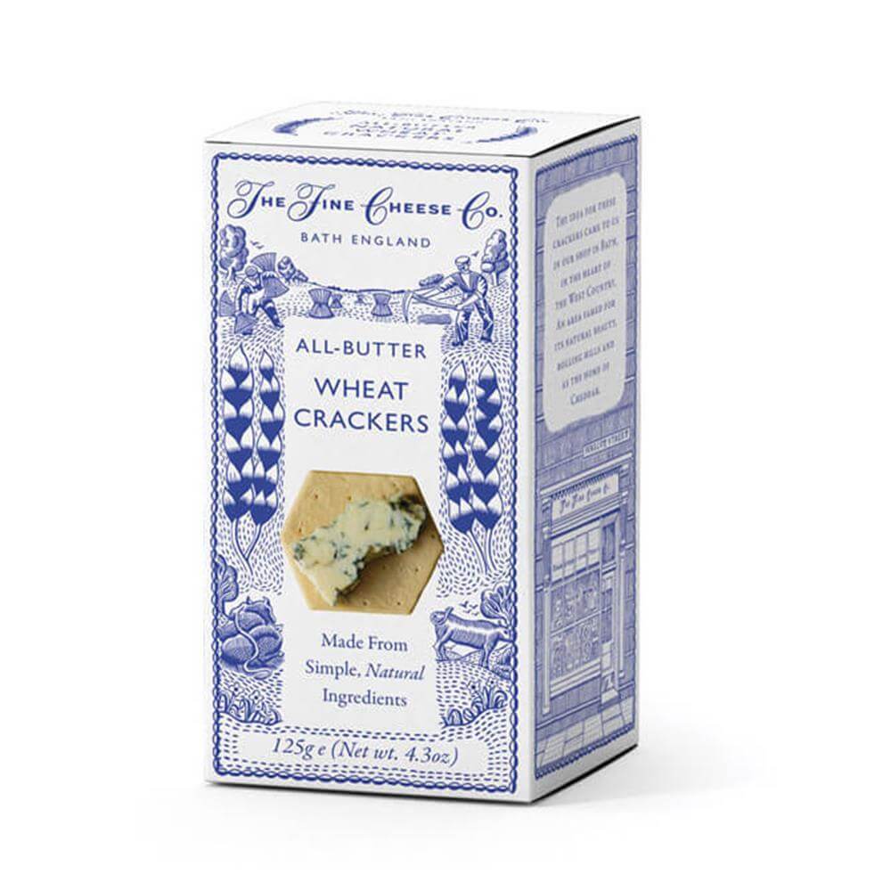 The Fine Cheese Co. All-Butter Wheat Crackers 125g
